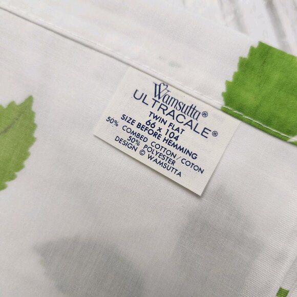 Vintage Wamsutta Ultracale Twin Flat Sheet Dior Rose No Iron 66 x 104 - Picture 3 of 8
